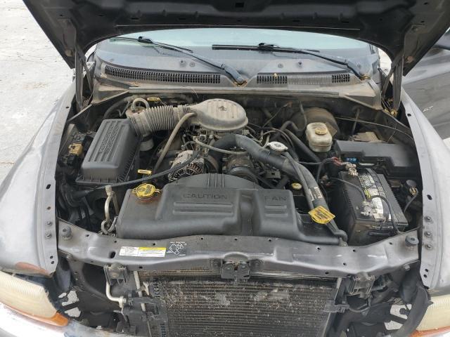 1B7FL46XX2S511526 - 2002 DODGE DAKOTA SLT GRAY photo 11