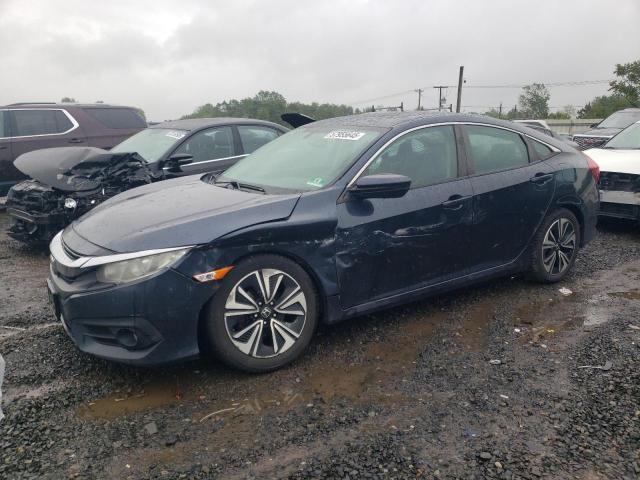 19XFC1F75GE218223 - 2016 HONDA CIVIC EXL BLUE photo 1