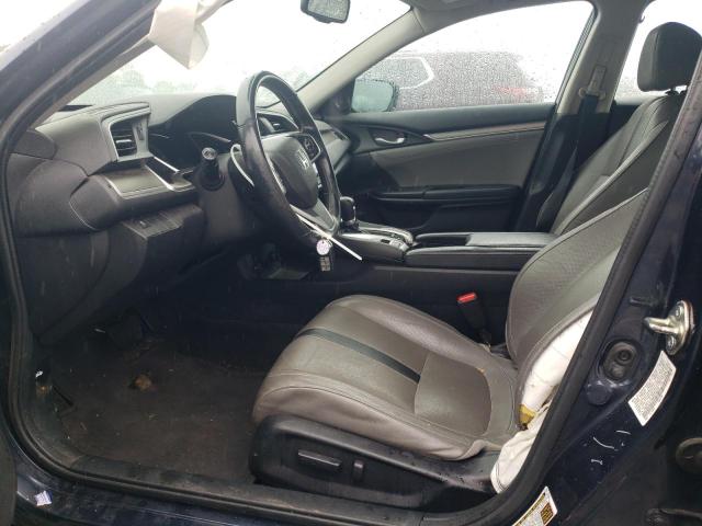 19XFC1F75GE218223 - 2016 HONDA CIVIC EXL BLUE photo 7