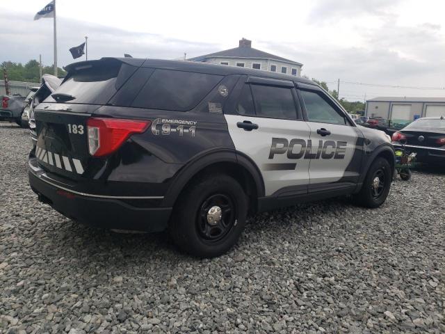 1FM5K8AB3PGB98391 - 2023 FORD EXPLORER POLICE INTERCEPTOR 双色 照片 3