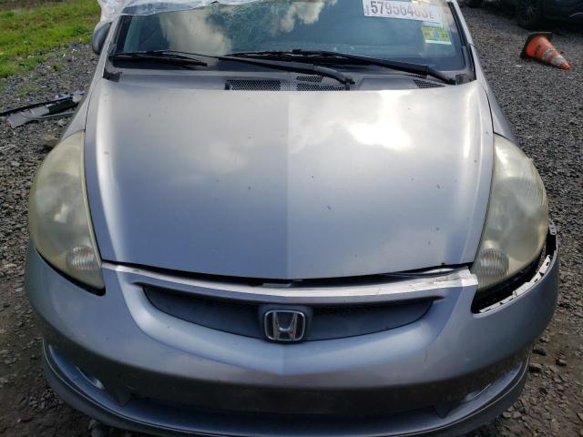 JHMGD38617S067524 - 2007 HONDA FIT S 灰色 照片 11