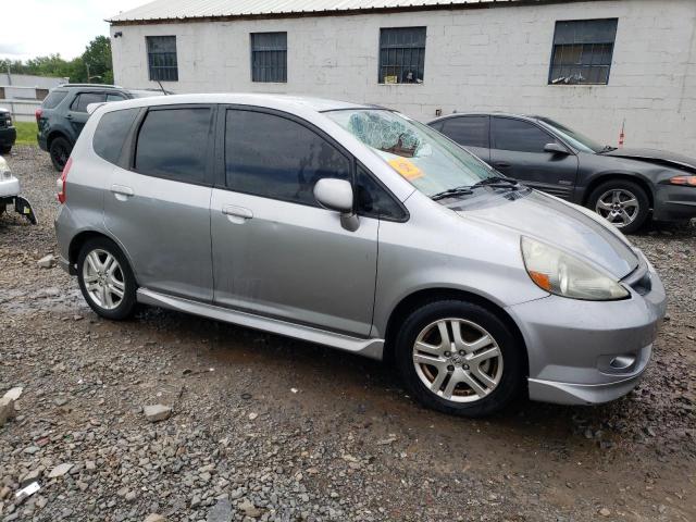 JHMGD38617S067524 - 2007 HONDA FIT S 灰色 照片 4