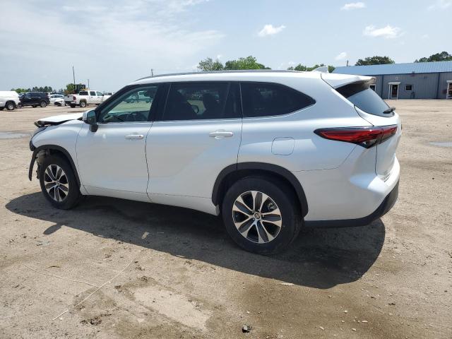 5TDGZRAH7NS545386 - 2022 TOYOTA HIGHLANDER XLE თეთრი ფოტო 2