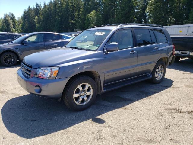 JTEEP21A140029397 - 2004 TOYOTA HIGHLANDER BLUE photo 1