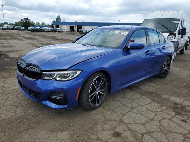 WBA5R7C5XKAE82856 - 2019 BMW 330XI Կապույտ լուսանկար 1