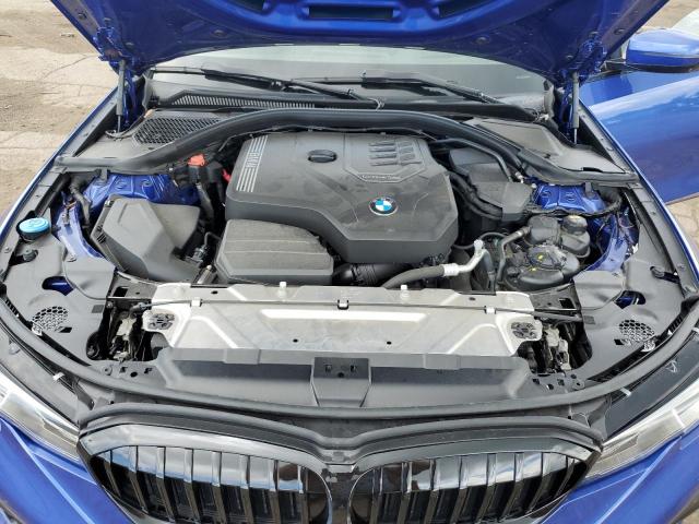 WBA5R7C5XKAE82856 - 2019 BMW 330XI Կապույտ լուսանկար 11