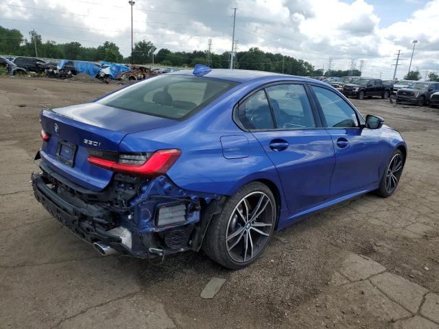 WBA5R7C5XKAE82856 - 2019 BMW 330XI Կապույտ լուսանկար 3