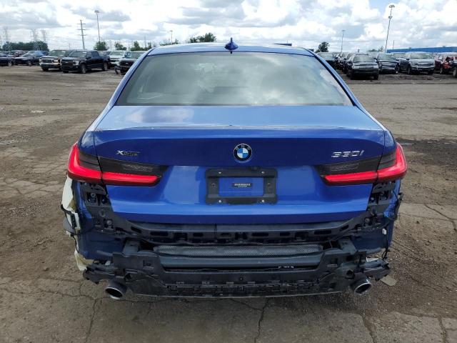 WBA5R7C5XKAE82856 - 2019 BMW 330XI Կապույտ լուսանկար 6