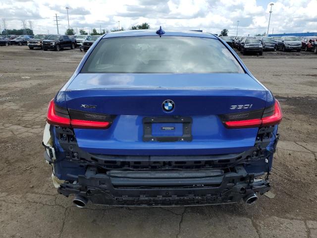 WBA5R7C5XKAE82856 - 2019 BMW 330XI BLUE photo 6