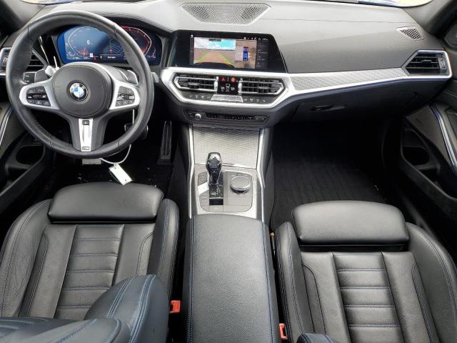WBA5R7C5XKAE82856 - 2019 BMW 330XI Կապույտ լուսանկար 8
