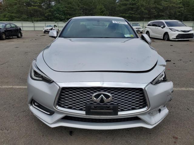 JN1EV7EL6JM390800 - 2018 INFINITI Q60 LUXE 300 SILVER photo 5