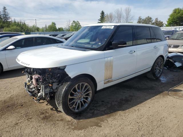 SALGV3EF1GA285495 - 2016 LAND ROVER RANGE ROVE AUTOBIOGRAPHY WHITE photo 1