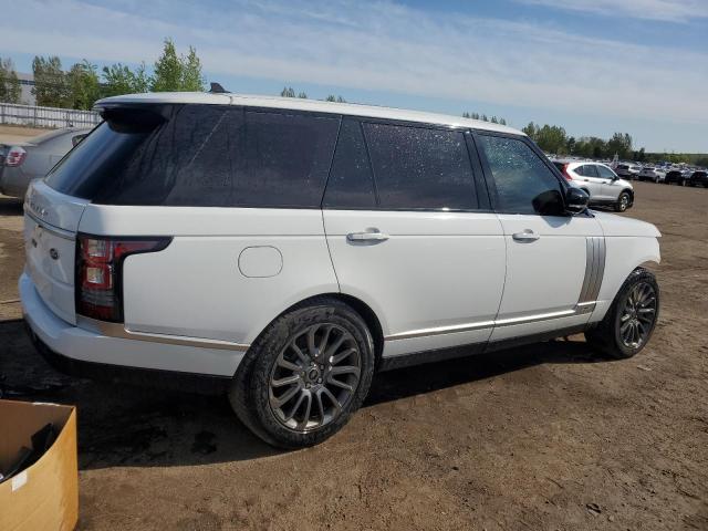 SALGV3EF1GA285495 - 2016 LAND ROVER RANGE ROVE AUTOBIOGRAPHY WHITE photo 3