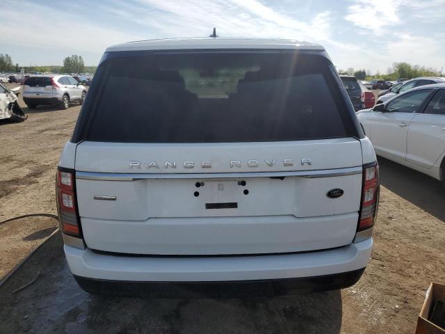 SALGV3EF1GA285495 - 2016 LAND ROVER RANGE ROVE AUTOBIOGRAPHY WHITE photo 6