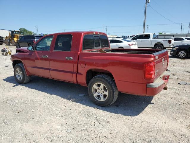 1D7HE48P97S172514 - 2007 DODGE DAKOTA QUAD SLT RED photo 2