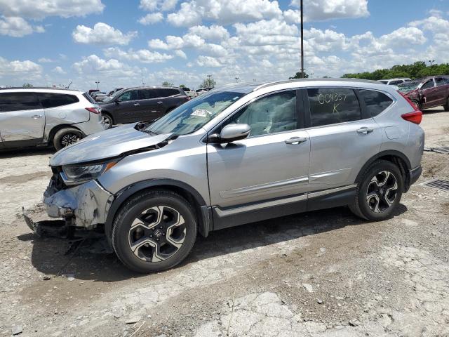 5J6RW2H96JL004357 - 2018 HONDA CR-V TOURING GRAY photo 1