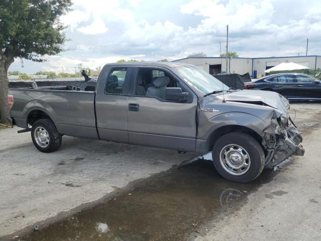 1FTFX1CF3DKF99739 - 2013 FORD F150 SUPER CAB GRAY photo 4