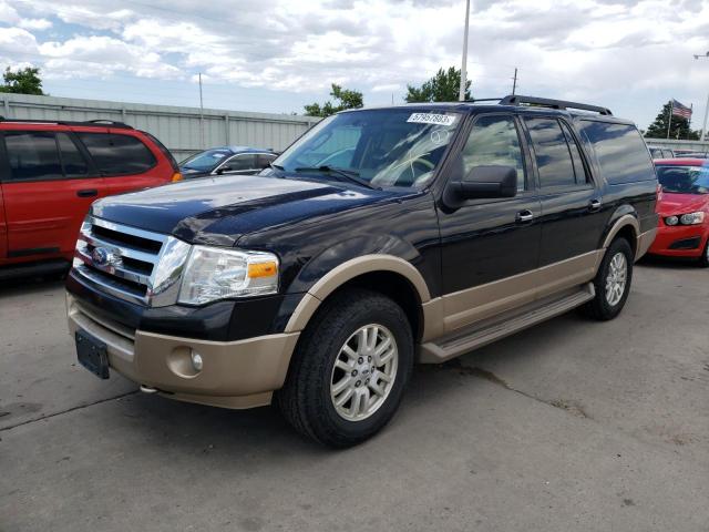 1FMJK1J57EEF52261 - 2014 FORD EXPEDITION EL XLT BLACK photo 1