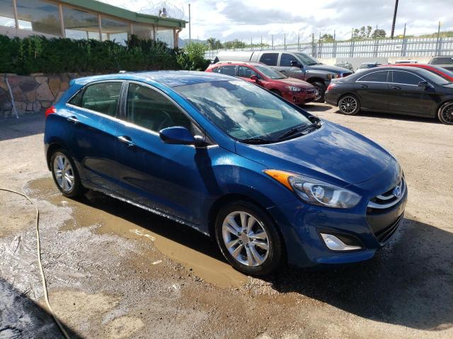 KMHD35LH2EU196347 - 2014 HYUNDAI ELANTRA GT BLUE photo 4