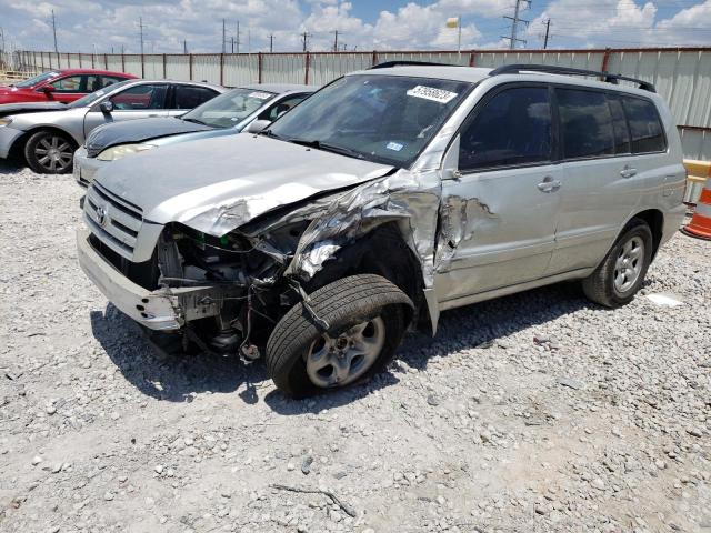 JTEGP21A640031672 - 2004 TOYOTA HIGHLANDER BASE SILVER photo 1