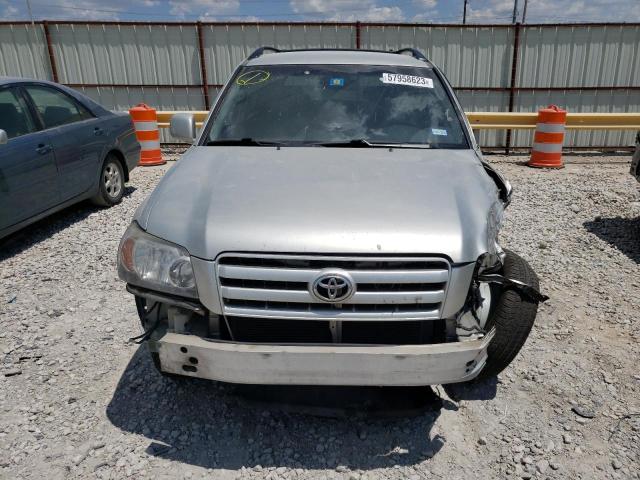 JTEGP21A640031672 - 2004 TOYOTA HIGHLANDER BASE SILVER photo 5