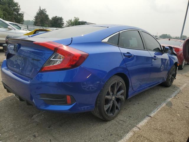 19XFC2F88ME001291 - 2021 HONDA CIVIC SPORT 蓝色 照片 3