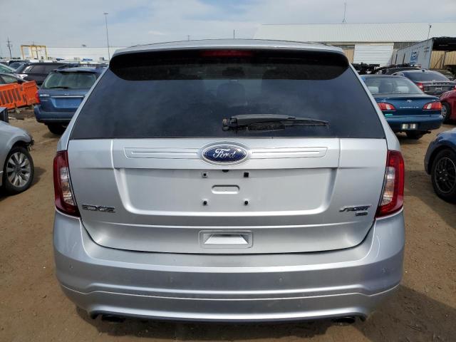 2FMDK4AK2CBA70181 - 2012 FORD EDGE SPORT SILVER photo 6