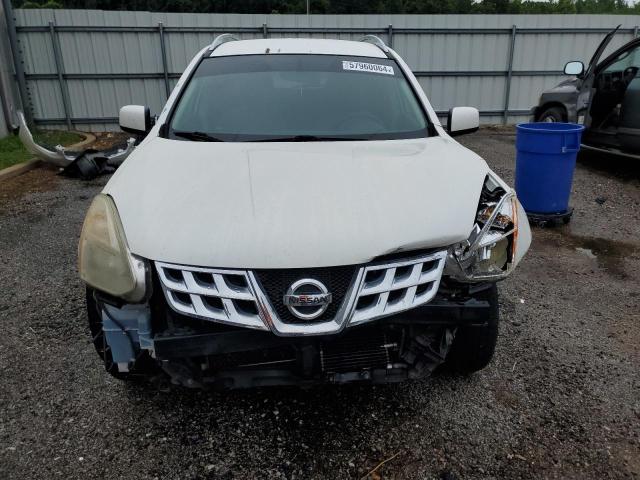 JN8AS5MT0CW285112 - 2012 NISSAN ROGUE S WHITE photo 5