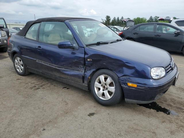 3VWDC21V52M809201 - 2002 VOLKSWAGEN CABRIO GLX 蓝色 照片 4
