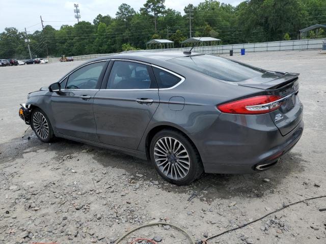 3FA6P0K9XHR168070 - 2017 FORD FUSION TITANIUM GRAY photo 2