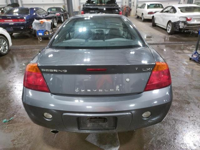 4C3AG52HX2E078990 - 2002 CHRYSLER SEBRING LXI GRAY photo 6