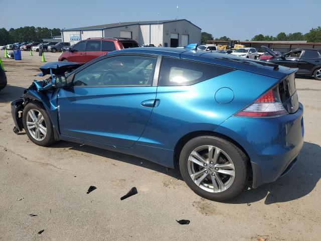 JHMZF1D60DS002222 - 2013 HONDA CR-Z EX BLUE photo 2