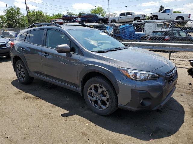 JF2GTHRC8MH325103 - 2021 SUBARU CROSSTREK SPORT GRAY photo 4