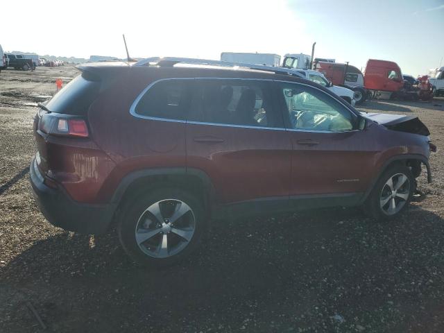 1C4PJLDNXKD216081 - 2019 JEEP CHEROKEE LIMITED BURGUNDY photo 3