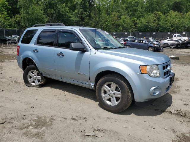 1FMCU49319KC96973 - 2009 FORD ESCAPE HYBRID BLUE photo 4