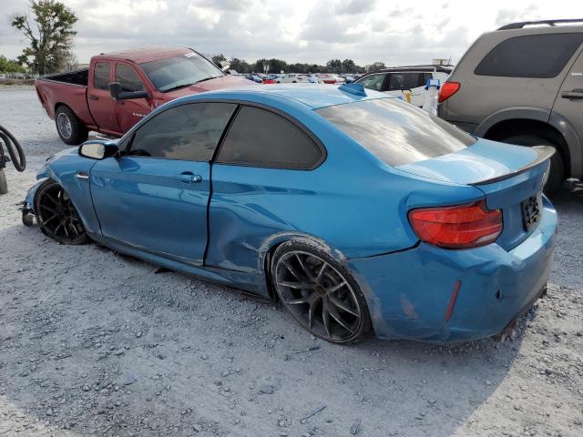 WBS1J5C53JVD36649 - 2018 BMW M2 BLUE photo 2