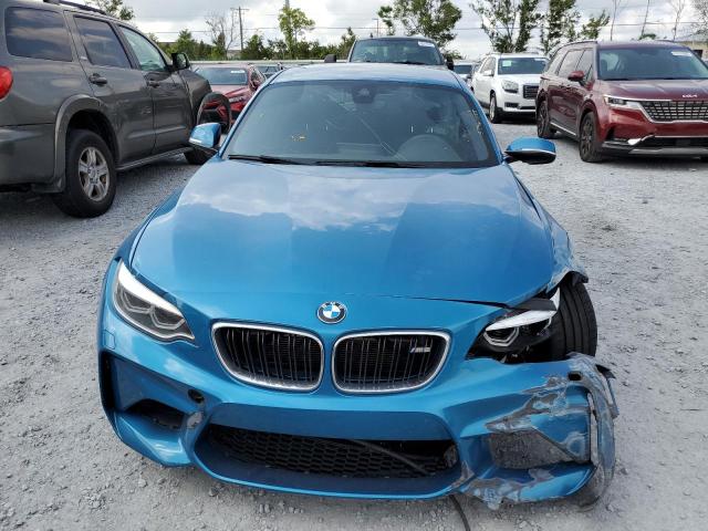 WBS1J5C53JVD36649 - 2018 BMW M2 BLUE photo 5