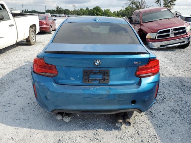 WBS1J5C53JVD36649 - 2018 BMW M2 BLUE photo 6
