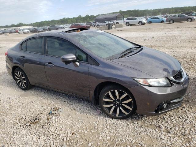 19XFB2F9XFE087752 - 2015 HONDA CIVIC EXL 银色 照片 4