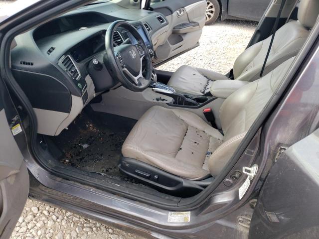 19XFB2F9XFE087752 - 2015 HONDA CIVIC EXL 银色 照片 7