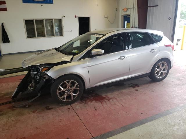 1FADP3N28EL166884 - 2014 FORD FOCUS TITANIUM SILVER photo 1