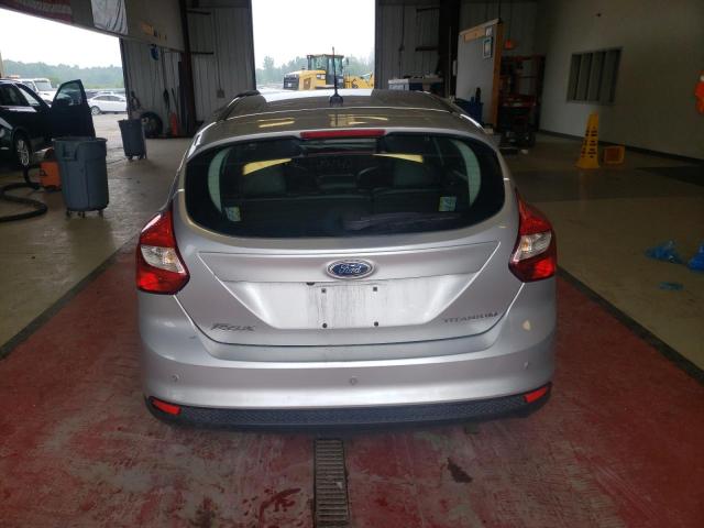 1FADP3N28EL166884 - 2014 FORD FOCUS TITANIUM SILVER photo 6