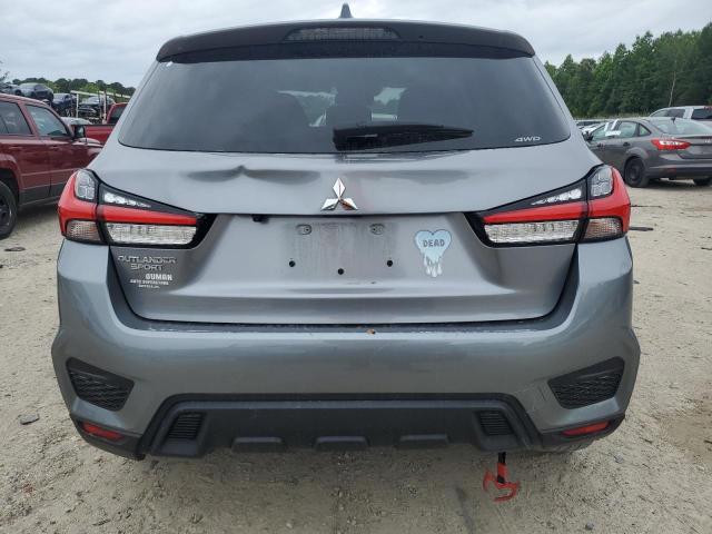 JA4ARUAUXNU002576 - 2022 MITSUBISHI OUTLANDER ES GRAY photo 6