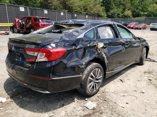 1HGCV3F52NA020059 - 2022 HONDA ACCORD HYBRID EXL BLACK photo 3