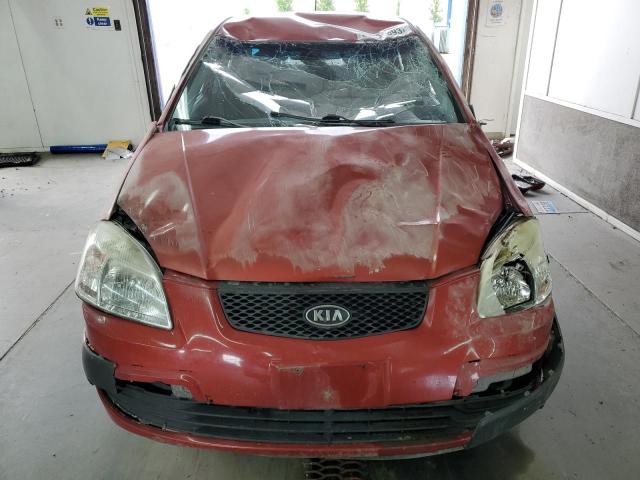 KNADE223496556969 - 2009 KIA RIO BASE RED photo 11