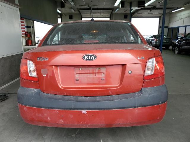 KNADE223496556969 - 2009 KIA RIO BASE RED photo 6