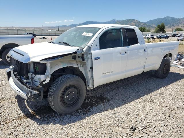 5TFCY5F19JX023790 - 2018 TOYOTA TUNDRA DOUBLE CAB SR/SR5 WHITE photo 1