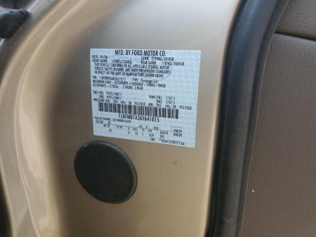 1LNFM87A36Y641015 - 2006 LINCOLN LS 米色 照片 12