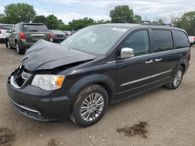 2C4RC1CG9DR751719 - 2013 CHRYSLER TOWN & COU TOURING L BLACK photo 1