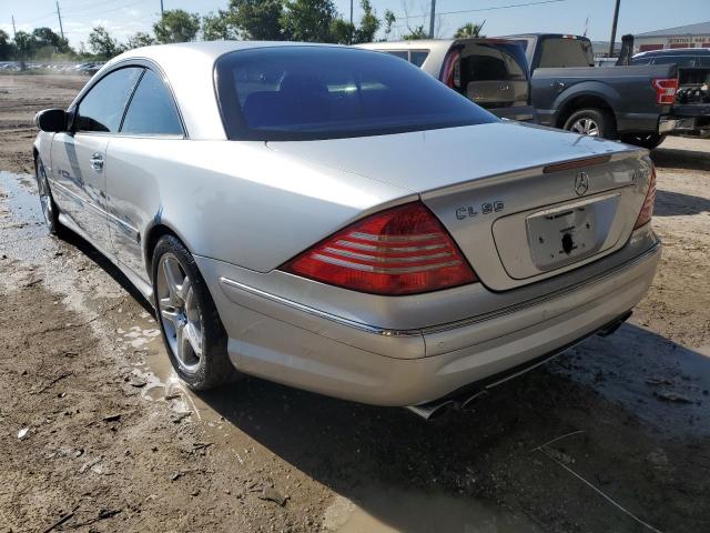 WDBPJ74J54A040371 - 2004 MERCEDES-BENZ CL 55 AMG SILVER photo 2